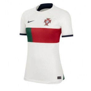 Portugal kläder Kvinnor VM 2022 Bortatröja Kortärmad